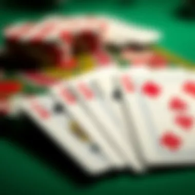 Understanding Baccarat Card Values Close-up of baccarat cards showcasing card values