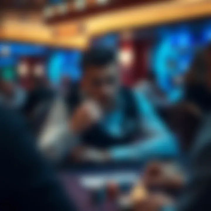 Strategic Thinking in Baccarat A player contemplating their next move in baccarat