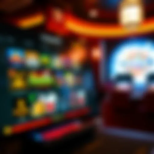 User Interface of Barstool Online Casino A captivating view of Barstool online casino interface showcasing various games