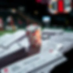 An array of betting slips showcasing various sports