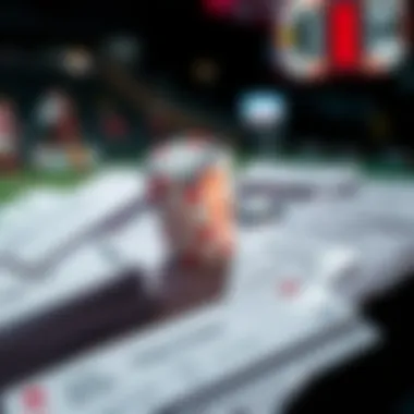 Variety of Betting Slips An array of betting slips showcasing various sports