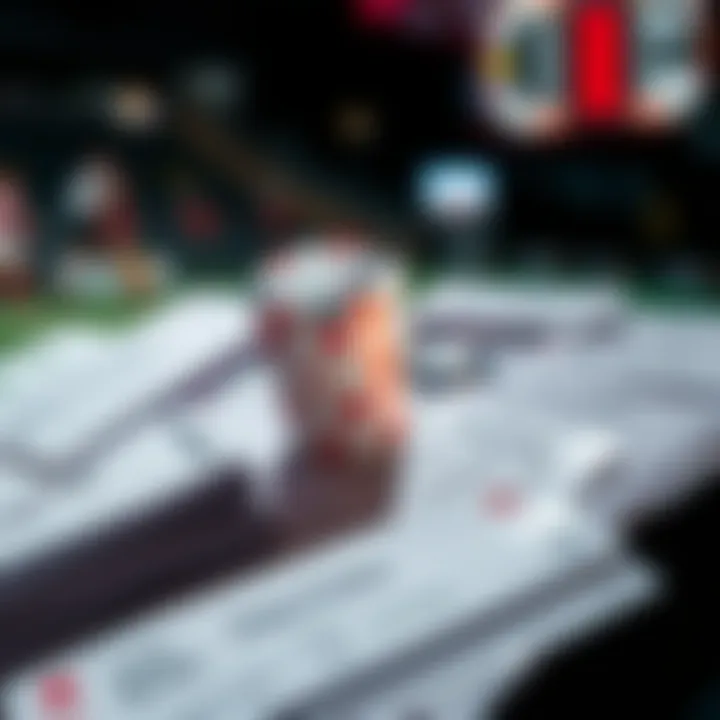 Variety of Betting Slips An array of betting slips showcasing various sports