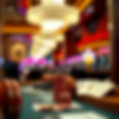 Educational resources available at a casino information desk