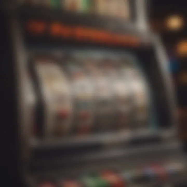 Graph demonstrating payout percentages across various slot game types