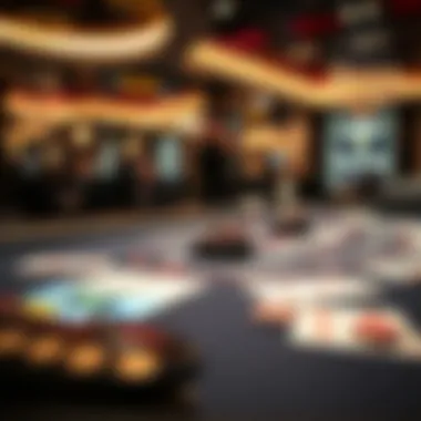 Technology in Modern Blackjack Gaming A modern blackjack table with digital tools integrated