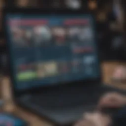 User interface of BlueBet showcasing betting options