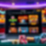 Diverse Game Selection on Bovegas Instant Play Bovegas Instant Play interface showcasing a variety of games