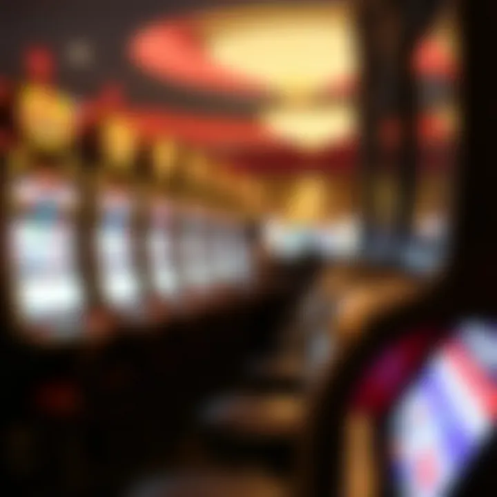 A captivating view of a popular slot game at Caesars Casino