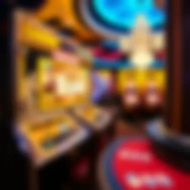 User interface of Caesars Casino highlighting free slots features