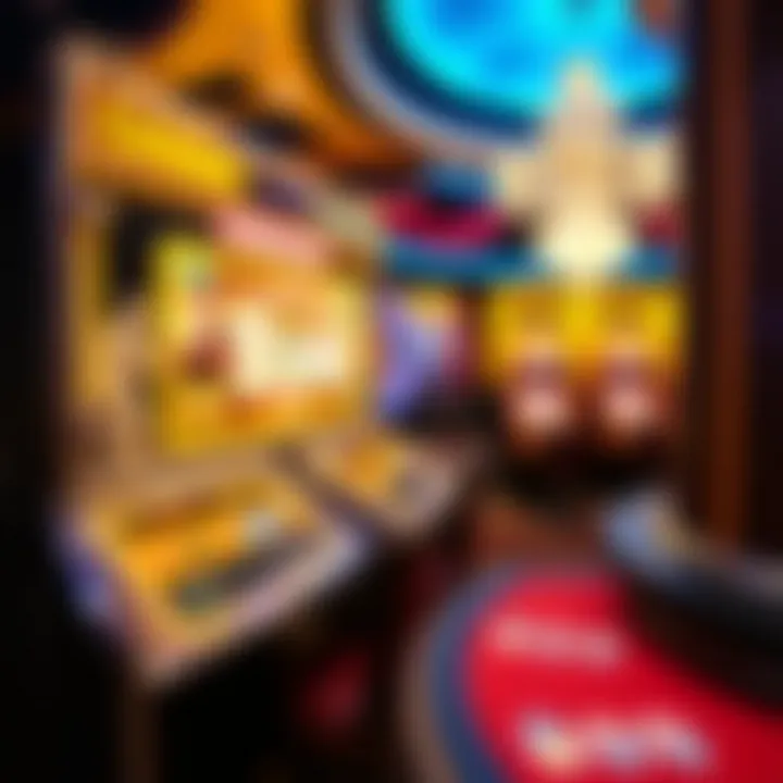 User interface of Caesars Casino highlighting free slots features