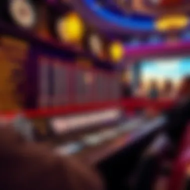 Strategic betting tips and charts displayed for players in Caesars Room