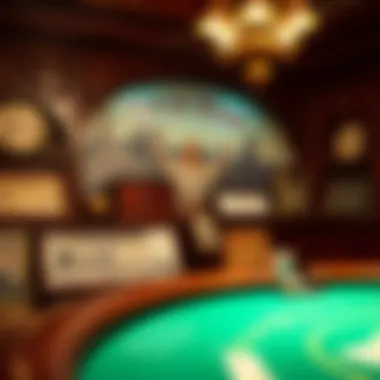 Historic memorabilia displayed in Caesars Room reflecting its rich heritage