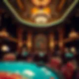 Luxurious interior design of Caesars Room showcasing opulent decor