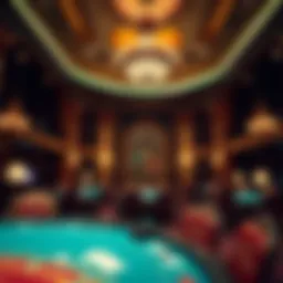 Luxurious interior design of Caesars Room showcasing opulent decor