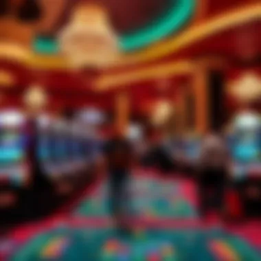 The Thrill of Gaming on the Strip Vibrant gaming floor filled with excitement