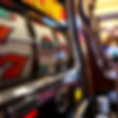 A close-up of the reels showcasing the unique payline structure.