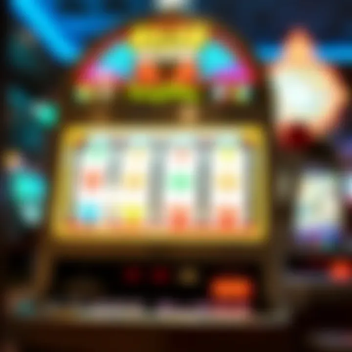 A modern digital slot machine displaying advanced technology