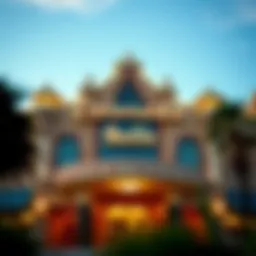 Exterior view of Colorado Belle Casino showcasing its unique architecture