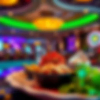 Diverse dining options featuring a variety of cuisines