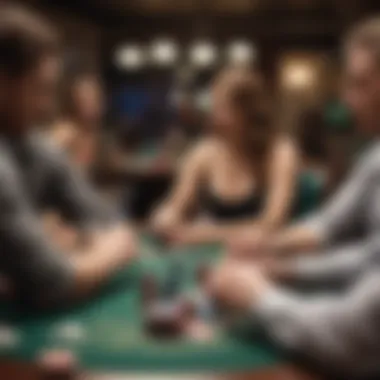 Texas Hold'em Game Night Experience Enthusiasts enjoying a Texas Hold'em game night