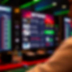 A virtual betting interface showcasing various sports and casino games