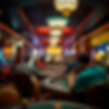 A calm and serene casino atmosphere on a weekday afternoon.