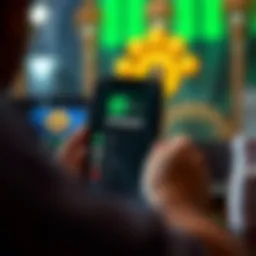 Visual representation of the Ecopayz app interface showcasing functionality