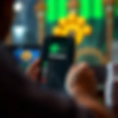 Ecopayz App User Interface Visual representation of the Ecopayz app interface showcasing functionality