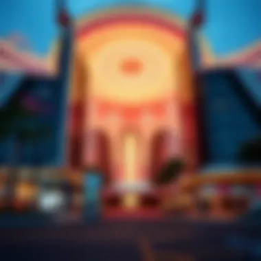 Modern casino architectural design showcasing innovative elements