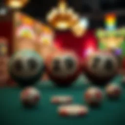 Visual representation of different lottery games