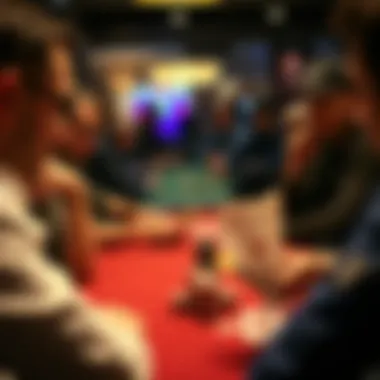 Focused Poker Game Dynamics A strategic game of poker in progress with focused players