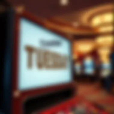 Promotional Signage on Tuesday Promotional signage displayed at a casino