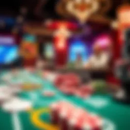 Diverse selection of casino games showcasing variety