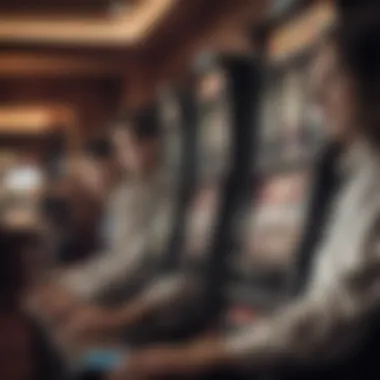 A visual representation of players engaged with the penguin slot machine