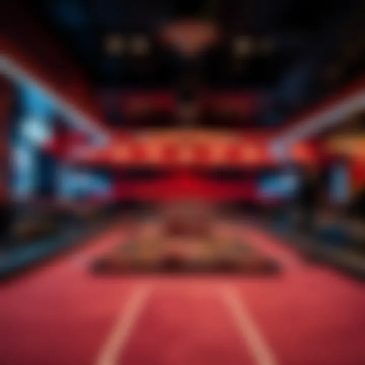 High-stakes gaming table showcasing a thrilling atmosphere