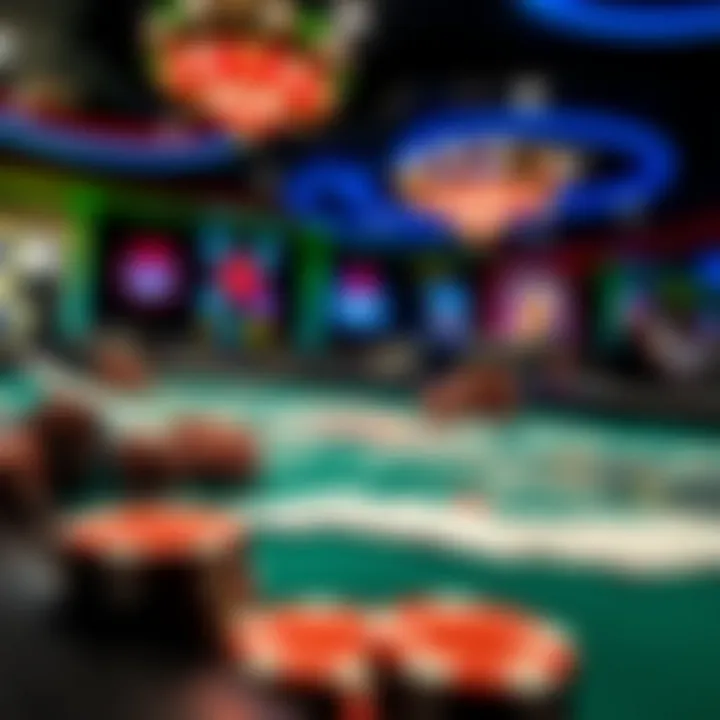 Stunning Graphics of Blackjack A close-up view of vibrant graphics in a popular blackjack game