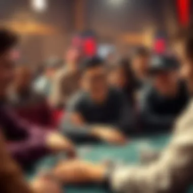 Dynamic Poker Community Group of avatars representing a poker community