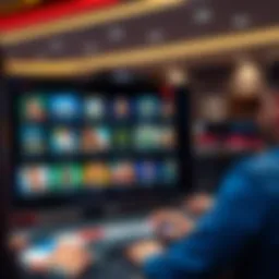 A captivating online poker interface showcasing various game options