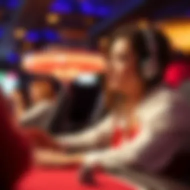 Responsible Gaming Practices A serene image depicting responsible gaming practices, featuring a person enjoying gaming leisure.