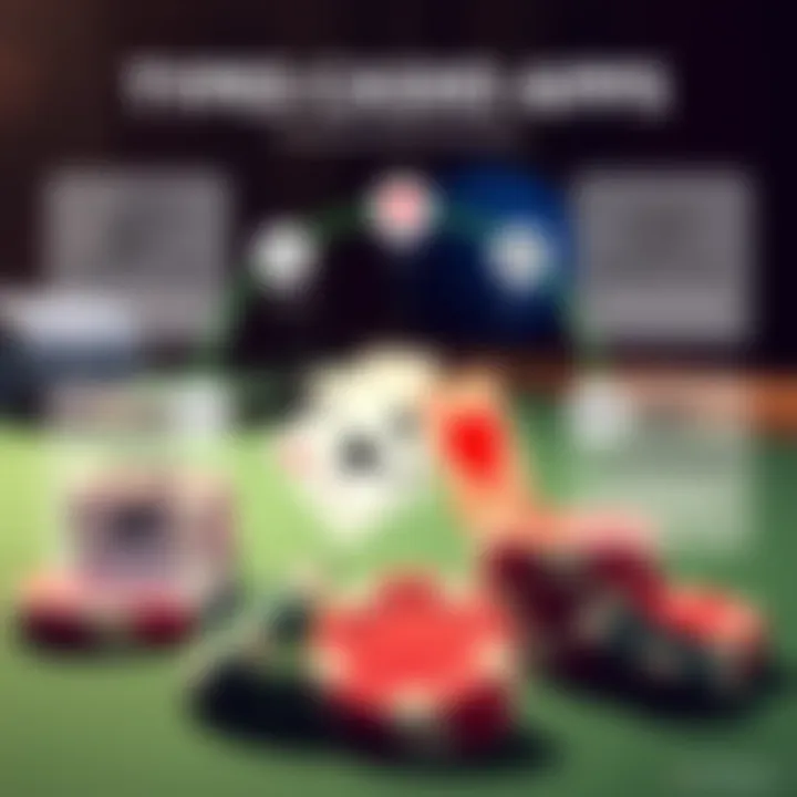 Types of Casino Apps An infographic illustrating various types of casino apps available in the market.