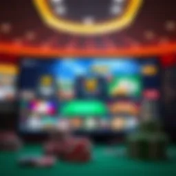 A modern online casino interface showcasing various games