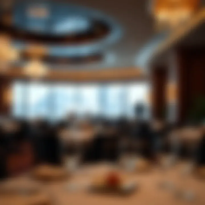 Elegant dining experience featuring gourmet cuisine