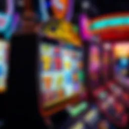 An exciting slot machine interface showcasing vibrant graphics
