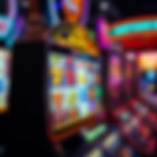 Vibrant Slot Machine Experience An exciting slot machine interface showcasing vibrant graphics