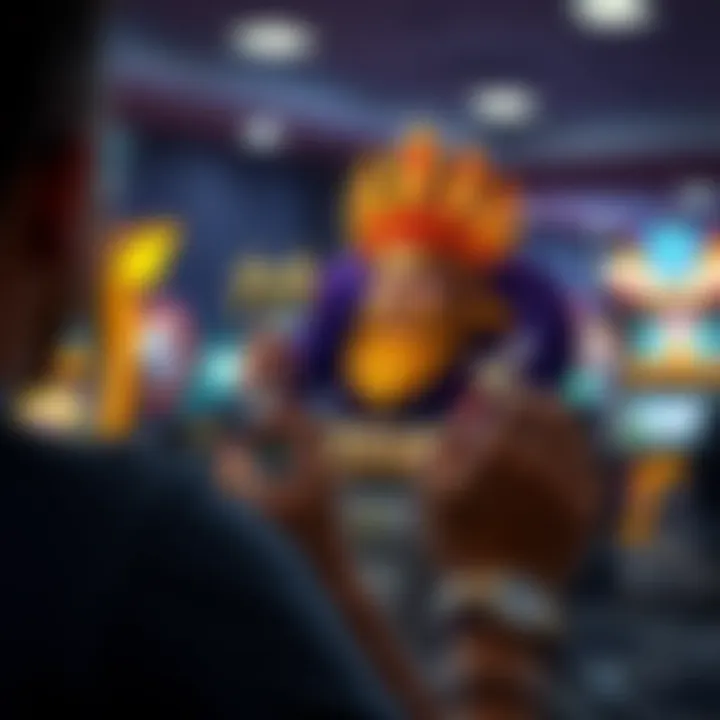 Mobile Gaming Experience with Zeus Player enjoying a Zeus-themed slot on a mobile device