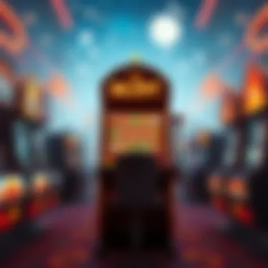 Graphical illustration showing the evolution of online slot gaming and its cultural impact.