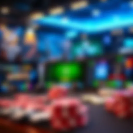 Diverse Interfaces of Gaming Applications Showcasing various gaming apps interface