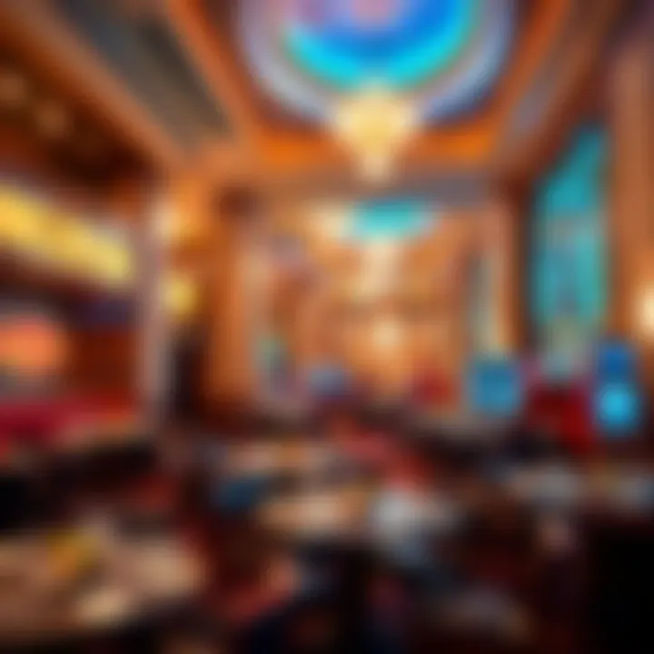 Luxurious amenities including the hotel and dining areas