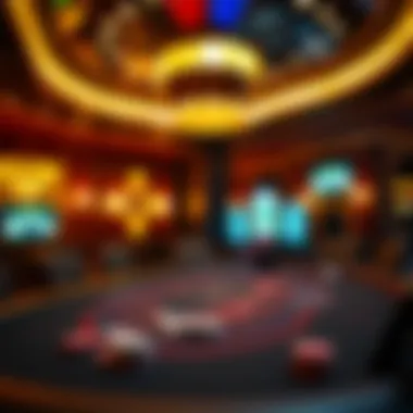 Exclusive Gaming Table Experience Exclusive gaming table with vibrant atmosphere