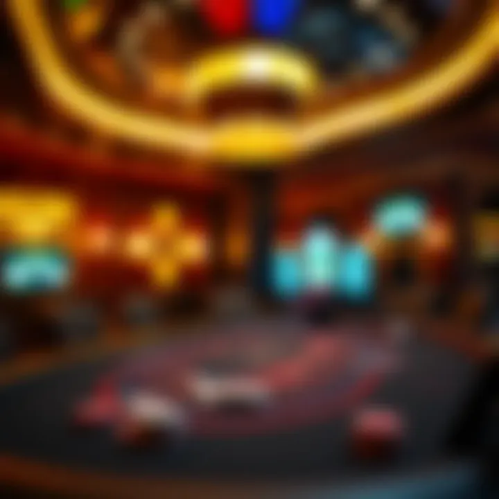 Exclusive Gaming Table Experience Exclusive gaming table with vibrant atmosphere